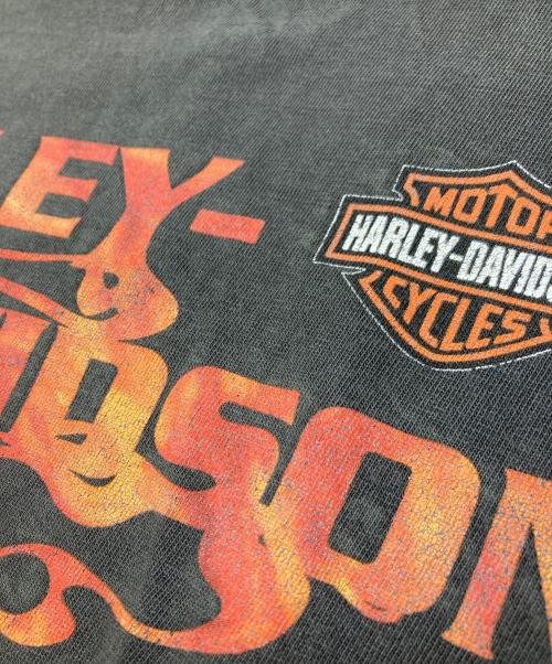 HARLEY-DAVIDSON（ハーレーダビッドソン）HARLEY-DAVIDSON (ハーレーダビッドソン) 00sロゴプリントTシャツ グレー サイズ:XLの古着・服飾アイテム
