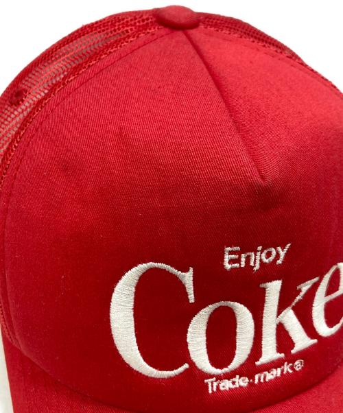 Coca Cola（コカコーラ）Coca Cola (コカコーラ) BRIXTON (ブリクストン) キャップ レッドの古着・服飾アイテム
