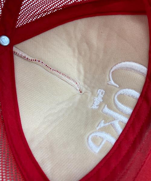 Coca Cola（コカコーラ）Coca Cola (コカコーラ) BRIXTON (ブリクストン) キャップ レッドの古着・服飾アイテム