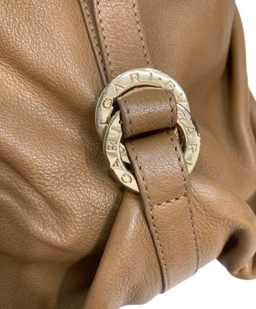 BVLGARI（ブルガリ）BVLGARI (ブルガリ) ハンドバッグ ベージュ サイズ:実寸参照の古着・服飾アイテム