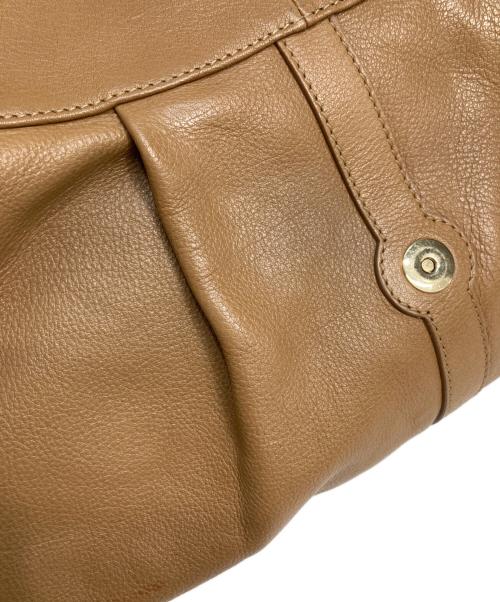 BVLGARI（ブルガリ）BVLGARI (ブルガリ) ハンドバッグ ベージュ サイズ:実寸参照の古着・服飾アイテム