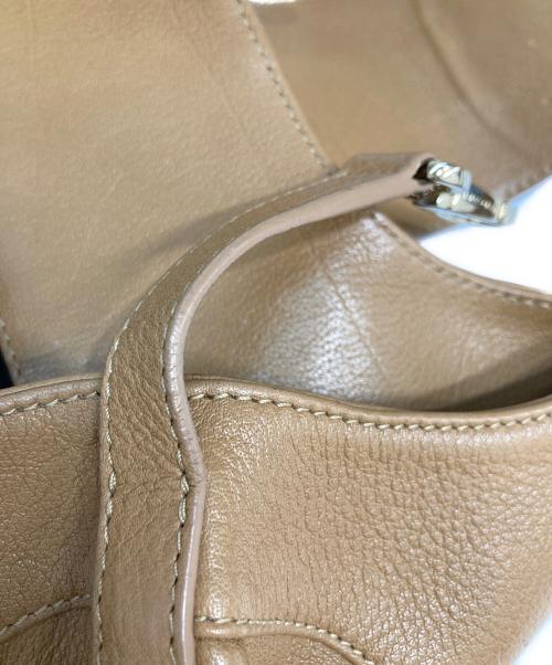 BVLGARI（ブルガリ）BVLGARI (ブルガリ) ハンドバッグ ベージュ サイズ:実寸参照の古着・服飾アイテム