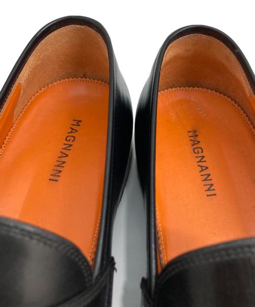 MAGNANNI（マグナーニ）MAGNANNI (マグナーニ) コインローファー ブラック サイズ:7の古着・服飾アイテム
