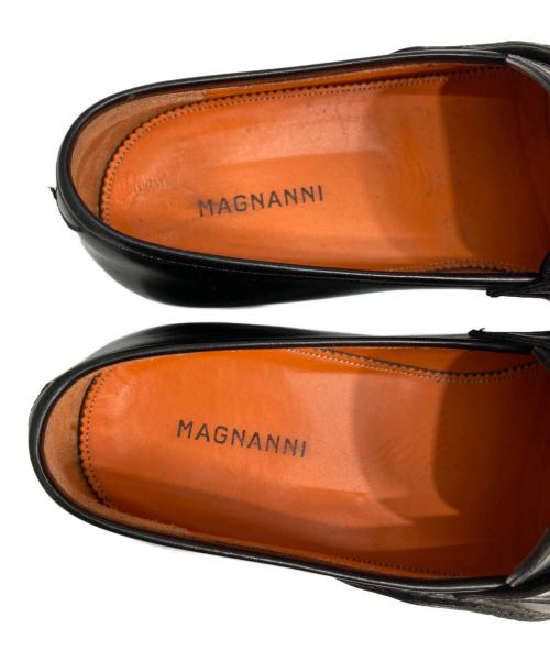 MAGNANNI（マグナーニ）MAGNANNI (マグナーニ) コインローファー ブラック サイズ:7の古着・服飾アイテム