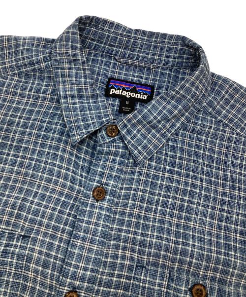 Patagonia（パタゴニア）Patagonia (パタゴニア) Back Step Shirt ブルー サイズ:Mの古着・服飾アイテム