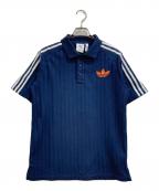 adidasアディダス）の古着「Adicolor 70s Vintage Polo Shirt」｜ネイビー