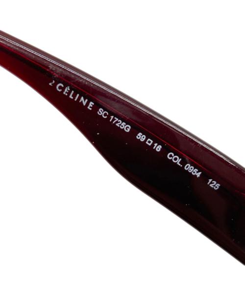 CELINE（セリーヌ）CELINE (セリーヌ) サングラス ボルドー サイズ:59□16 125の古着・服飾アイテム