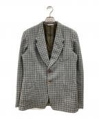 Paul Smith COLLECTIONポールスミス コレクション）の古着「ウールチェックテーラードジャケット」｜ブルー×グレー