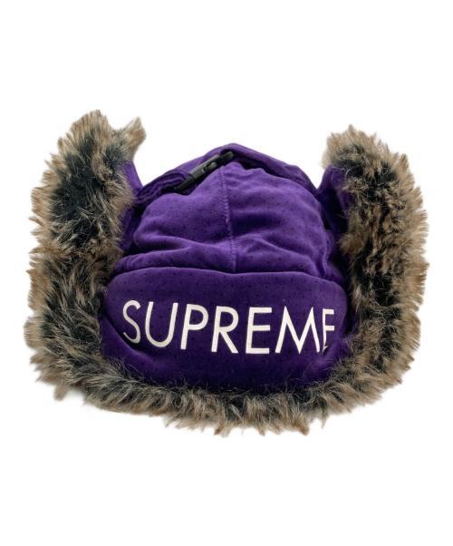 SUPREME（シュプリーム）SUPREME (シュプリーム) trooper hat パープルの古着・服飾アイテム