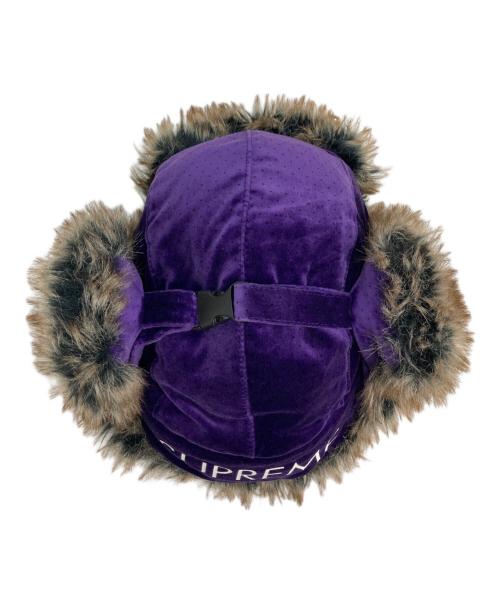 SUPREME（シュプリーム）SUPREME (シュプリーム) trooper hat パープルの古着・服飾アイテム