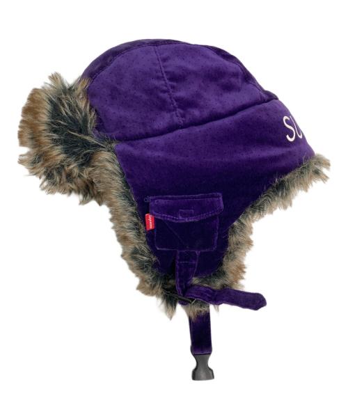SUPREME（シュプリーム）SUPREME (シュプリーム) trooper hat パープルの古着・服飾アイテム