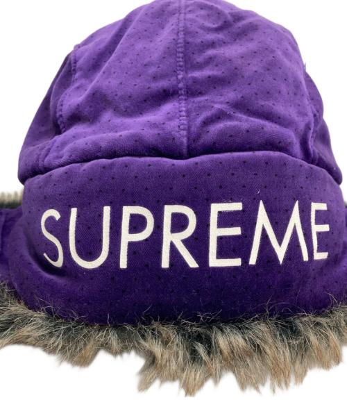 SUPREME（シュプリーム）SUPREME (シュプリーム) trooper hat パープルの古着・服飾アイテム