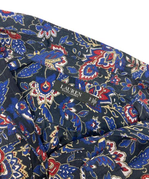 LAUREN RALPH LAUREN（ローレン ラルフ ローレン）LAUREN RALPH LAUREN (ローレン ラルフ ローレン) ペイズリーシャツ ネイビー サイズ:Sの古着・服飾アイテム