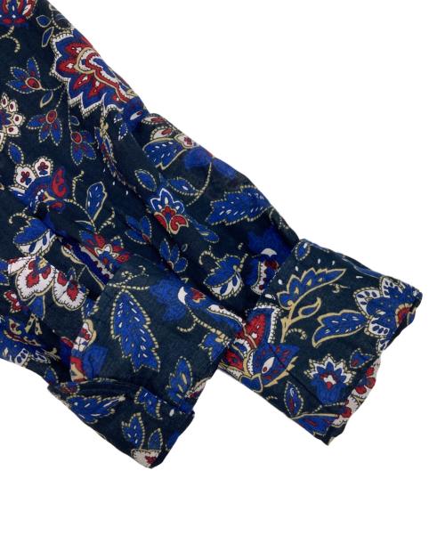LAUREN RALPH LAUREN（ローレン ラルフ ローレン）LAUREN RALPH LAUREN (ローレン ラルフ ローレン) ペイズリーシャツ ネイビー サイズ:Sの古着・服飾アイテム