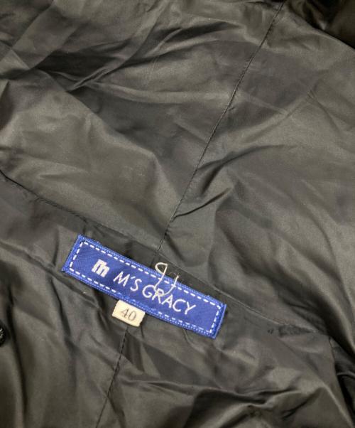 M'S GRACY（エムズグレイシー）M'S GRACY (エムズグレイシー) ダウンコート ブラック サイズ:40の古着・服飾アイテム