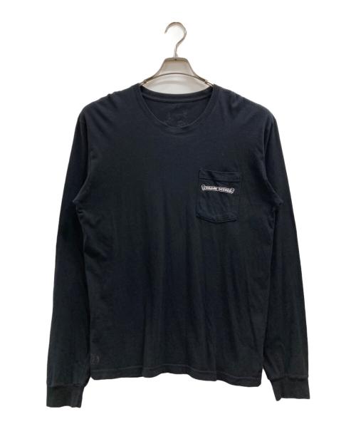 CHROME HEARTS（クロムハーツ）CHROME HEARTS (クロムハーツ) アーチロゴプリントカットソー ブラック サイズ:Lの古着・服飾アイテム