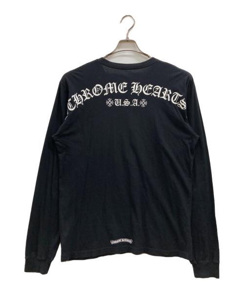 CHROME HEARTS（クロムハーツ）CHROME HEARTS (クロムハーツ) アーチロゴプリントカットソー ブラック サイズ:Lの古着・服飾アイテム