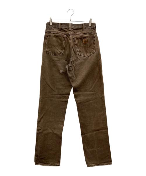 CarHartt（カーハート）CarHartt (カーハート) ワークパンツ ブラウン サイズ:不明(実寸参照)の古着・服飾アイテム