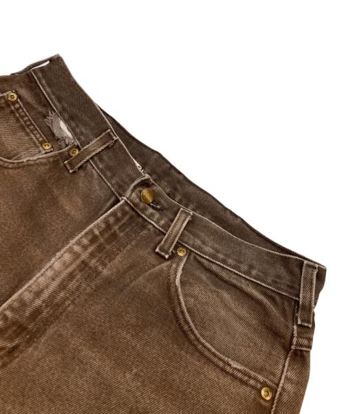 CarHartt（カーハート）CarHartt (カーハート) ワークパンツ ブラウン サイズ:不明(実寸参照)の古着・服飾アイテム