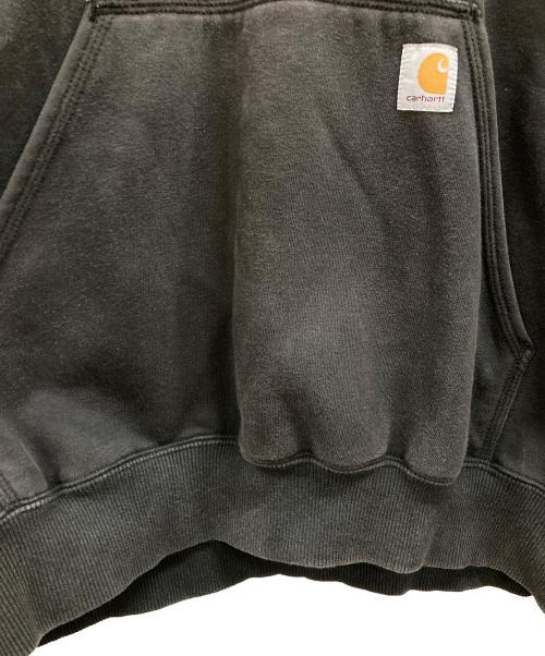 CarHartt（カーハート）CarHartt (カーハート) 刺繍フェードパーカー ブラック サイズ:XLの古着・服飾アイテム