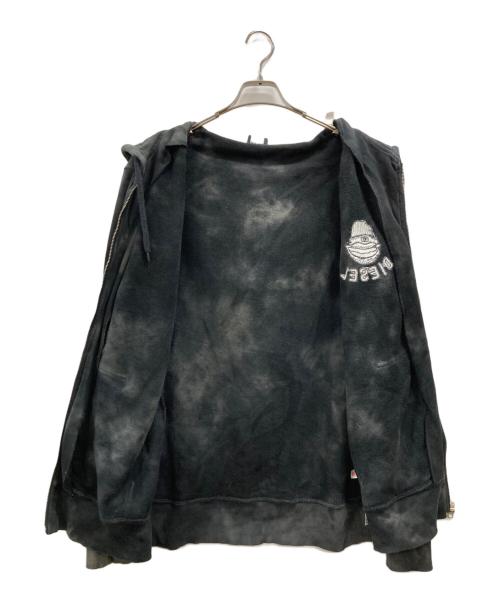 DIESEL BEACH WEAR（ディーゼルビーチウェア）DIESEL BEACH WEAR (ディーゼルビーチウェア) ジップパーカー グレー サイズ:XLの古着・服飾アイテム
