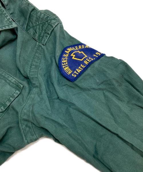 POLO RALPH LAUREN（ポロ・ラルフローレン）POLO RALPH LAUREN (ポロ・ラルフローレン) VTG Retro Sportsman Fishing Rod Reel Hunting Shooting Shirt グリーン サイズ:Sの古着・服飾アイテム