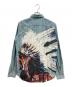 DENIM & SUPPLY RALPH LAUREN (デニム＆サプライ ラルフローレン) バックアートペイント デニム ネイティブアメリカンシャツ ブルー サイズ:S：9000円