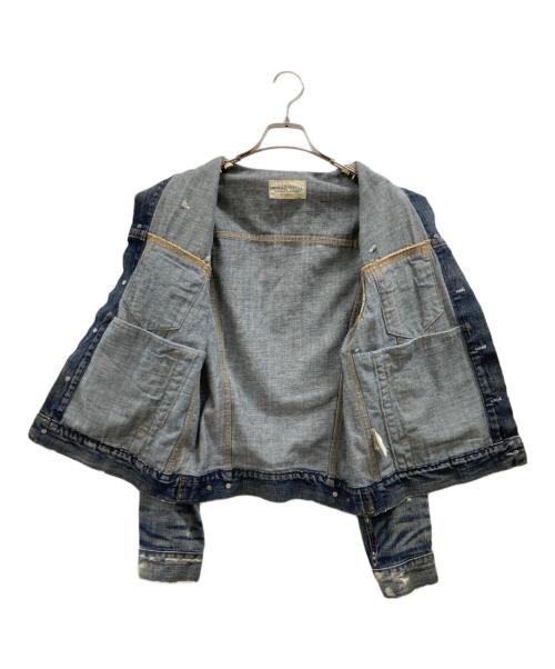 Denim & Supply Ralph Lauren（デニム＆サプライ ラルフローレン）Denim & Supply Ralph Lauren (デニム＆サプライ ラルフローレン) ダメージ加工デニムジャケット インディゴ サイズ:Sの古着・服飾アイテム