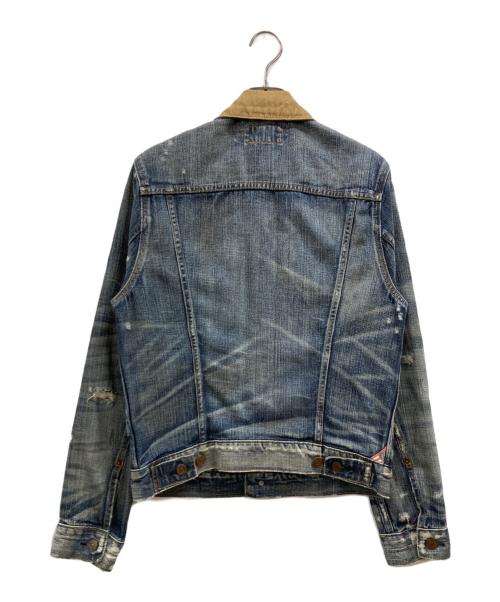Denim & Supply Ralph Lauren（デニム＆サプライ ラルフローレン）Denim & Supply Ralph Lauren (デニム＆サプライ ラルフローレン) ダメージ加工デニムジャケット インディゴ サイズ:Sの古着・服飾アイテム