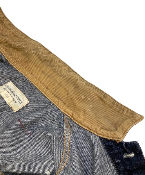 Denim & Supply Ralph Lauren（デニム＆サプライ ラルフローレン）Denim & Supply Ralph Lauren (デニム＆サプライ ラルフローレン) ダメージ加工デニムジャケット インディゴ サイズ:Sの古着・服飾アイテム