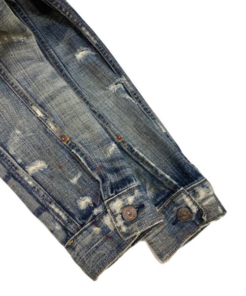 Denim & Supply Ralph Lauren（デニム＆サプライ ラルフローレン）Denim & Supply Ralph Lauren (デニム＆サプライ ラルフローレン) ダメージ加工デニムジャケット インディゴ サイズ:Sの古着・服飾アイテム
