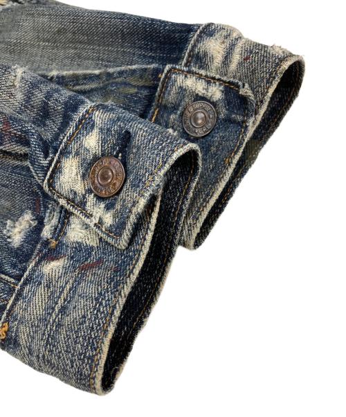 Denim & Supply Ralph Lauren（デニム＆サプライ ラルフローレン）Denim & Supply Ralph Lauren (デニム＆サプライ ラルフローレン) ダメージ加工デニムジャケット インディゴ サイズ:Sの古着・服飾アイテム