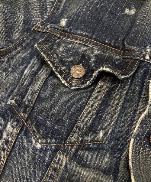 Denim & Supply Ralph Lauren（デニム＆サプライ ラルフローレン）Denim & Supply Ralph Lauren (デニム＆サプライ ラルフローレン) ダメージ加工デニムジャケット インディゴ サイズ:Sの古着・服飾アイテム