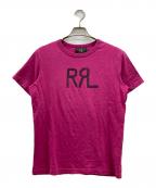 RRLダブルアールエル）の古着「プリントTシャツ」｜パープル