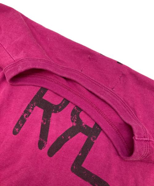 RRL（ダブルアールエル）RRL (ダブルアールエル) プリントTシャツ パープル サイズ:Sの古着・服飾アイテム
