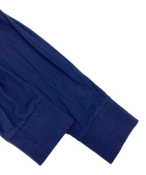 POLO RALPH LAUREN（ポロ・ラルフローレン）POLO RALPH LAUREN (ポロ・ラルフローレン) 長袖カットソー ホワイト×ネイビー サイズ:Mの古着・服飾アイテム
