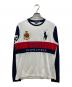 POLO RALPH LAUREN（ポロ・ラルフローレン）の古着「長袖カットソー」｜ホワイト×ネイビー