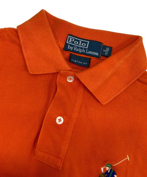 POLO RALPH LAUREN（ポロ・ラルフローレン）POLO RALPH LAUREN (ポロ・ラルフローレン) ビッグポニーポロシャツ オレンジ サイズ:Sの古着・服飾アイテム