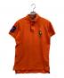 POLO RALPH LAUREN（ポロ・ラルフローレン）の古着「ビッグポニーポロシャツ」｜オレンジ