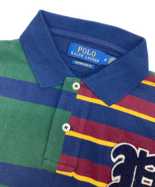 POLO RALPH LAUREN（ポロ・ラルフローレン）POLO RALPH LAUREN (ポロ・ラルフローレン) クレイジーパターンポロシャツ マルチカラー サイズ:Mの古着・服飾アイテム