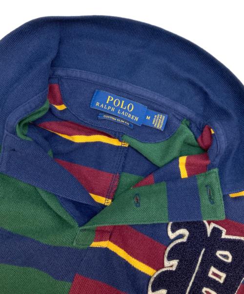 POLO RALPH LAUREN（ポロ・ラルフローレン）POLO RALPH LAUREN (ポロ・ラルフローレン) クレイジーパターンポロシャツ マルチカラー サイズ:Mの古着・服飾アイテム