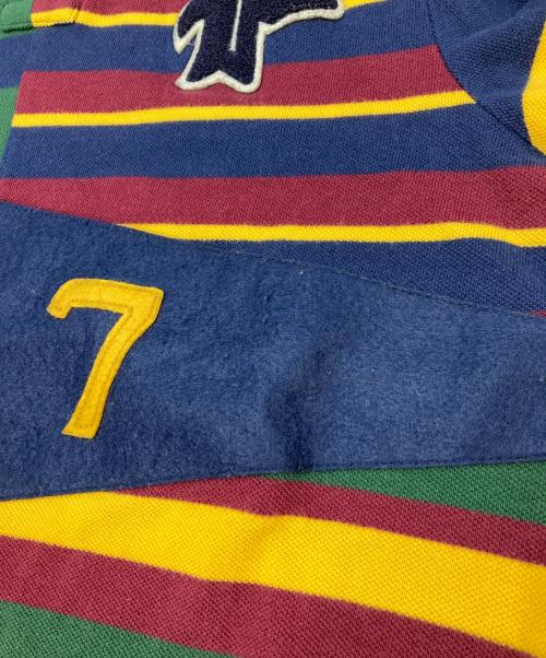 POLO RALPH LAUREN（ポロ・ラルフローレン）POLO RALPH LAUREN (ポロ・ラルフローレン) クレイジーパターンポロシャツ マルチカラー サイズ:Mの古着・服飾アイテム