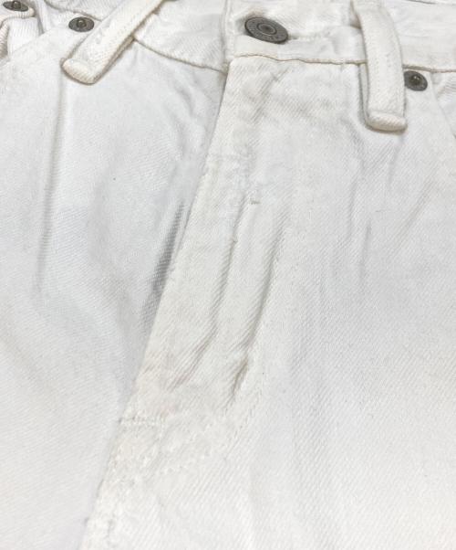 Denim & Supply Ralph Lauren（デニム＆サプライ ラルフローレン）Denim & Supply Ralph Lauren (デニム＆サプライ ラルフローレン) ダメージ加工ペイントホワイトデニム ホワイト サイズ:31/32の古着・服飾アイテム