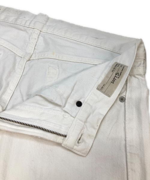 Denim & Supply Ralph Lauren（デニム＆サプライ ラルフローレン）Denim & Supply Ralph Lauren (デニム＆サプライ ラルフローレン) ダメージ加工ペイントホワイトデニム ホワイト サイズ:31/32の古着・服飾アイテム