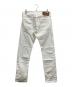 Denim & Supply Ralph Lauren (デニム＆サプライ ラルフローレン) ダメージ加工ペイントホワイトデニム ホワイト サイズ:31/32：8000円