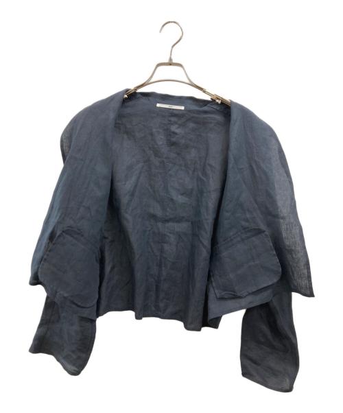 ticca（ティッカ）ticca (ティッカ) リネンシャツジャケット ブラック サイズ:FREEの古着・服飾アイテム