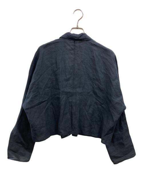 ticca（ティッカ）ticca (ティッカ) リネンシャツジャケット ブラック サイズ:FREEの古着・服飾アイテム