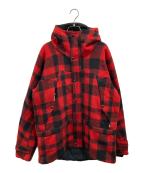 FILSON GARMENTフィルソン ガーメント）の古着「ダブルジップパーカー」｜レッド×ブラック