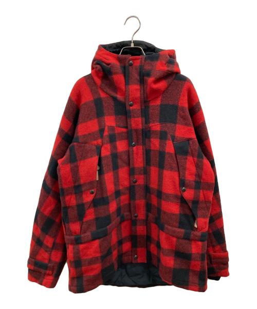 FILSON GARMENT（フィルソン ガーメント）FILSON GARMENT (フィルソン ガーメント) ダブルジップパーカー レッド×ブラック サイズ:42の古着・服飾アイテム