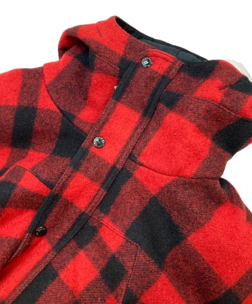 FILSON GARMENT（フィルソン ガーメント）FILSON GARMENT (フィルソン ガーメント) ダブルジップパーカー レッド×ブラック サイズ:42の古着・服飾アイテム